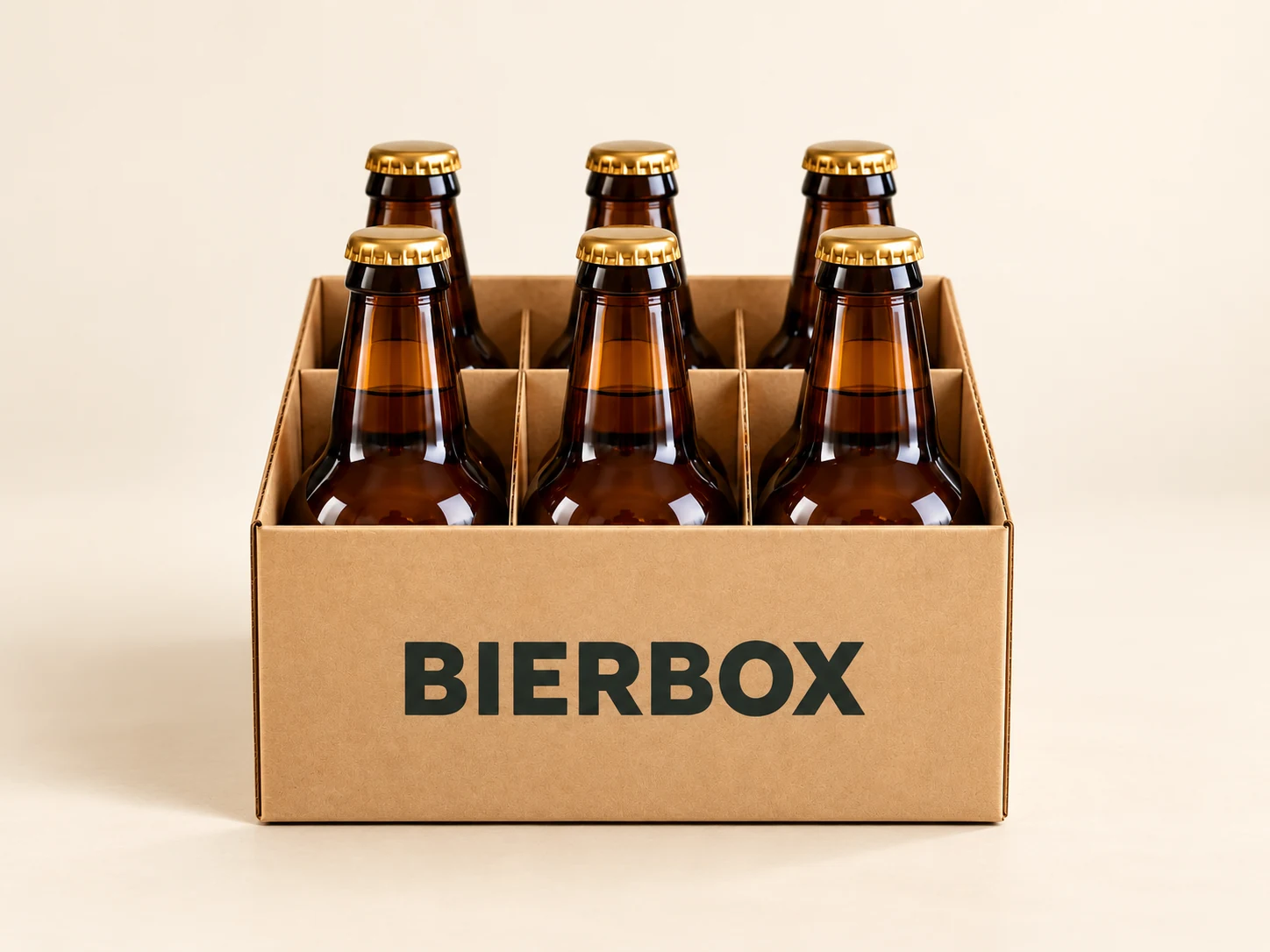 Illustration einer 6er-Bierbox